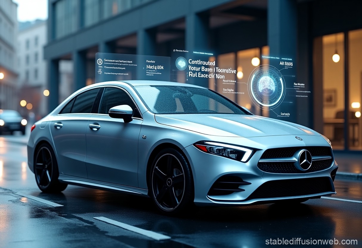 Mercedes-Benz CLA showcasing Google Cloud's next-gen Automotive AI Assistant features