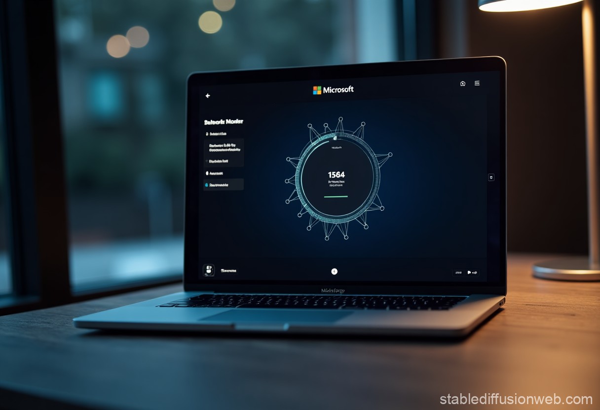 Microsoft Copilot app interface on a MacBook screen