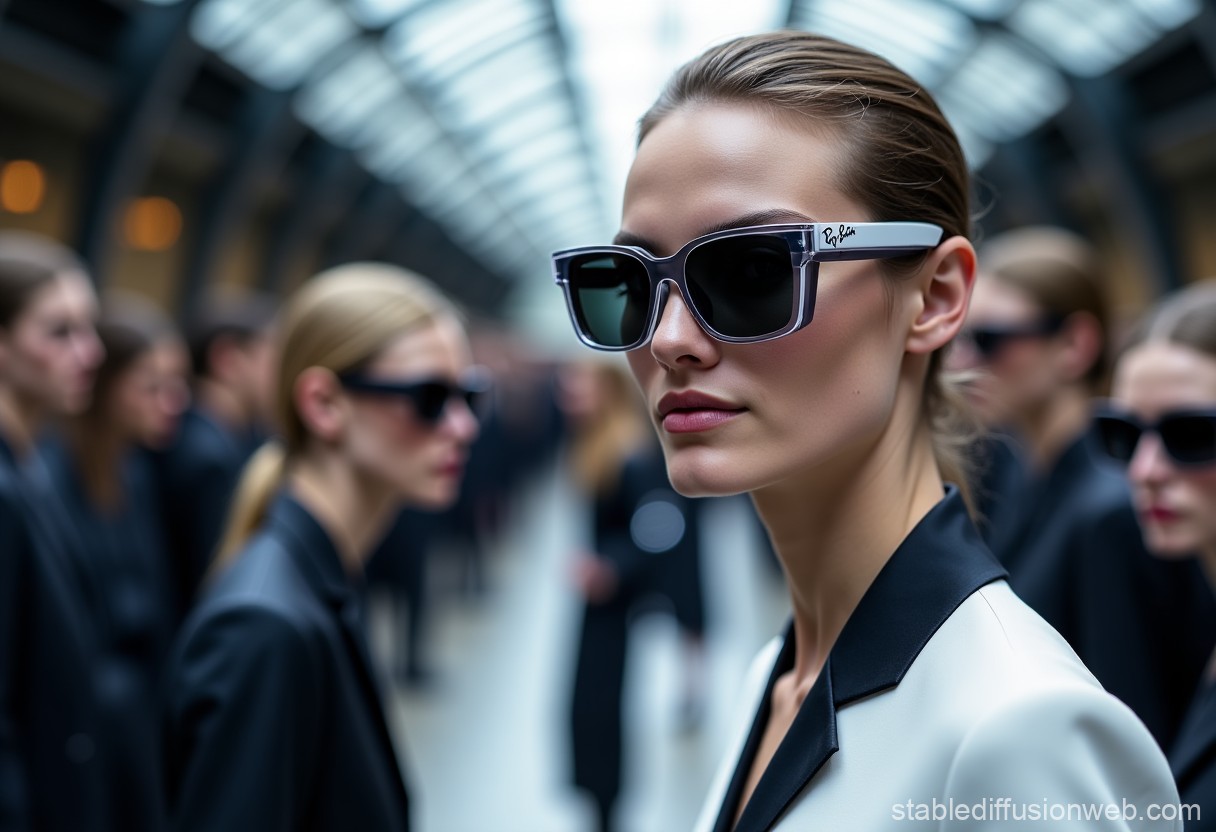 Ray-Ban Meta x Coperni Limited Edition smart glasses revealed at Paris Fashion Week