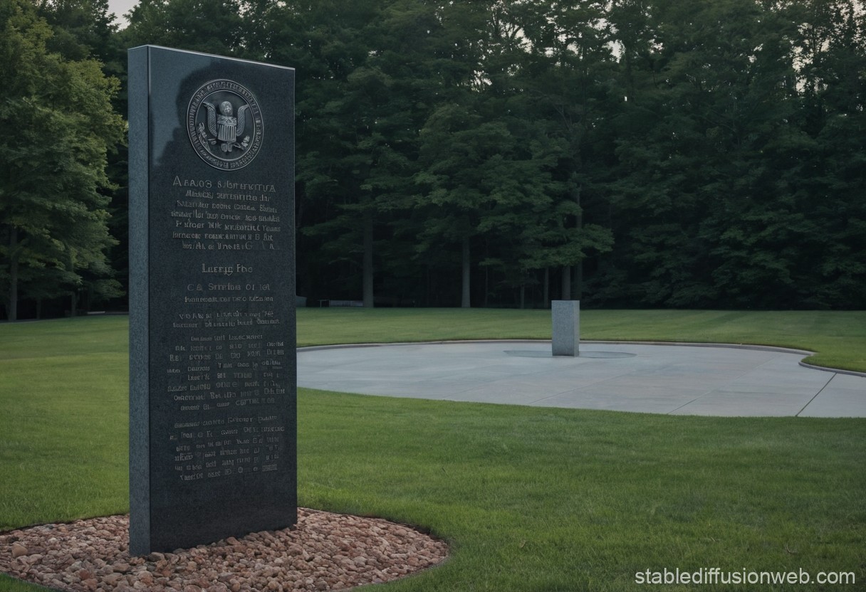 The Kryptos sculpture near CIA headquarters, featuring intricate coded inscriptions.